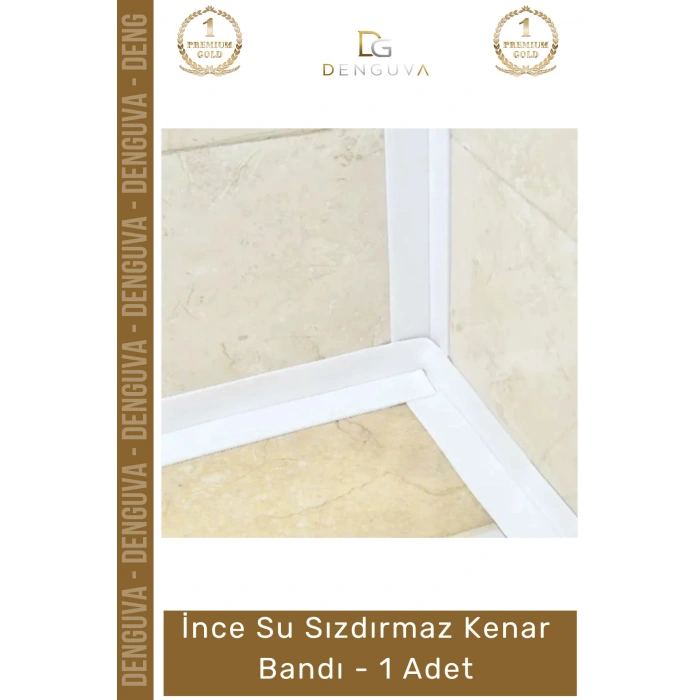 #Bant PVC Mutfak Banyo Tezgah Lavabo Küvet Kenar Koruyucu Su Sızdırmaz Kenar Bandı - 1 Adet