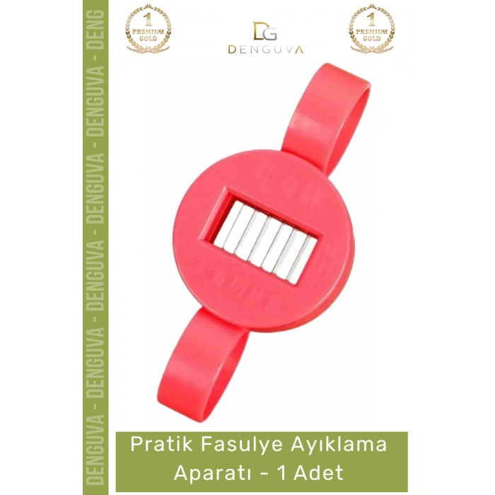 #FasulyeAparatı Mutfak Taze Sebze Hazırlama Paslanmaz Çelik Keskin Bıçaklı Ergonomik Fasulye Ayıklama Aparatı - 1 Adet
