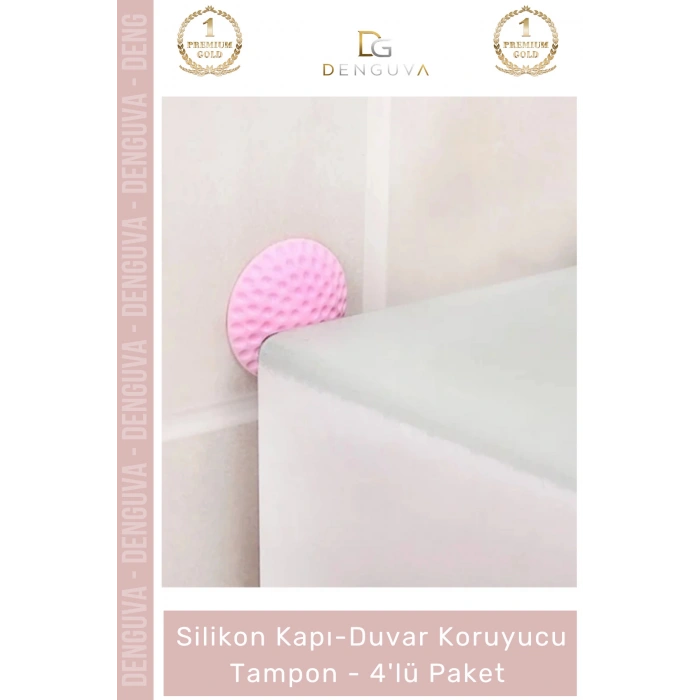 #Stoper Darbe Emici Silikon Duvar Koruma Kapı Kolu Kendinden Yapışkanlı Koruyucu Tampon 4lü Paket