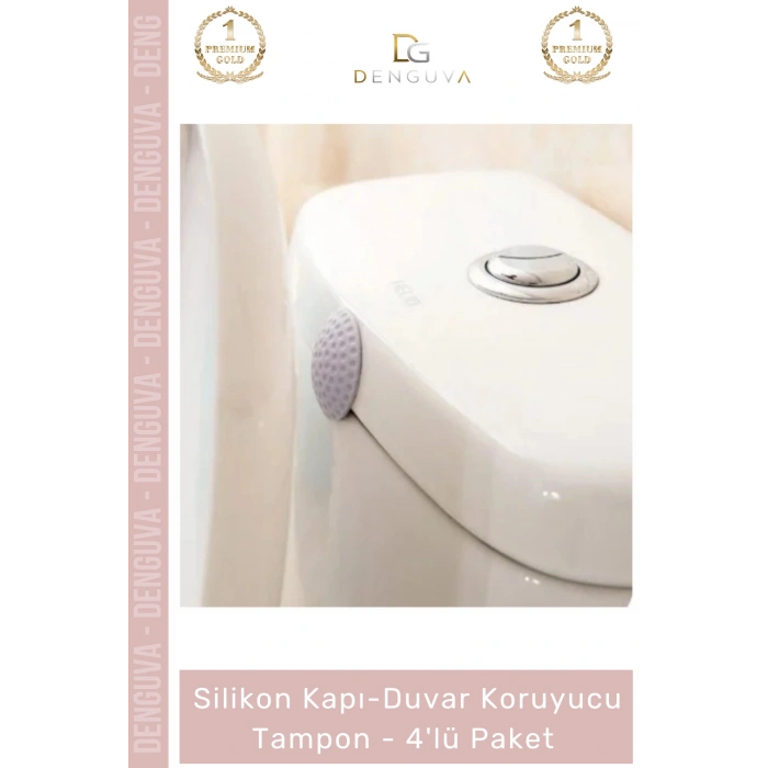 #Stoper Darbe Emici Silikon Duvar Koruma Kapı Kolu Kendinden Yapışkanlı Koruyucu Tampon 4lü Paket