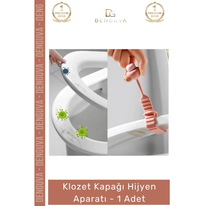 #Klozet Banyo Tuvalet Mantar Tasarım Ergonomik Temassız Kaldırma Klozet Kapağı Hijyen Aparatı - 1 Adet