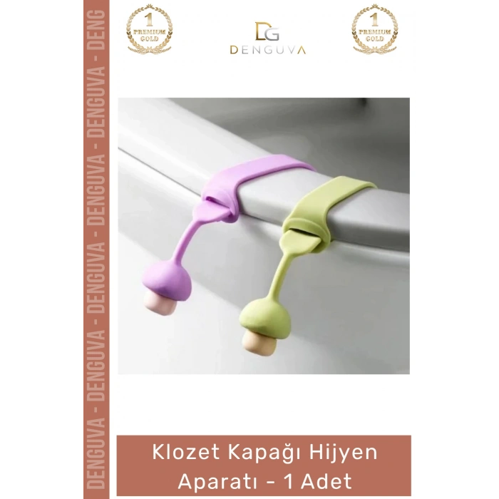 #Klozet Banyo Tuvalet Mantar Tasarım Ergonomik Temassız Kaldırma Klozet Kapağı Hijyen Aparatı - 1 Adet