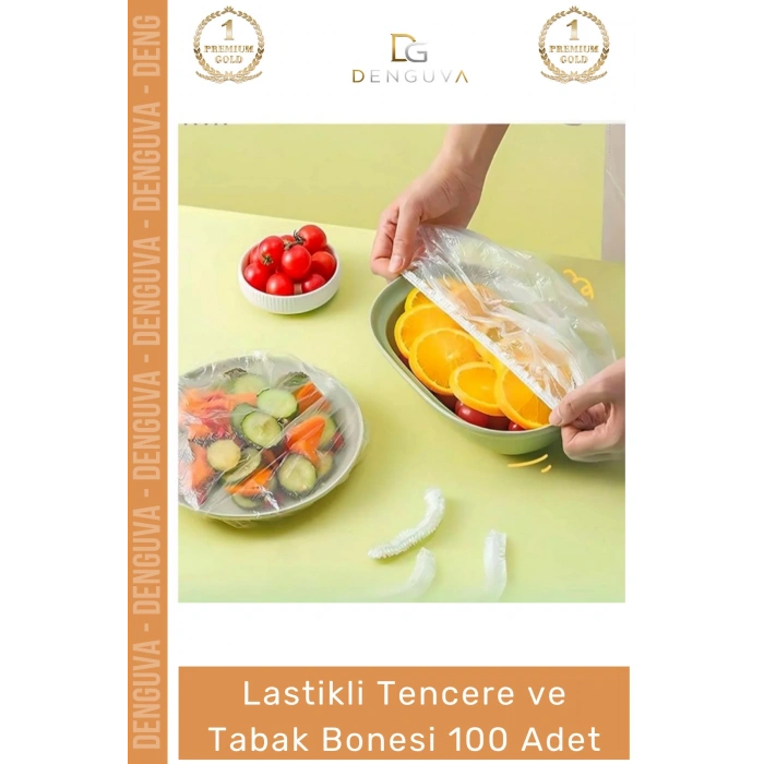 #TabakBonesi Lastikli Tencere Kapak Gıda Saklama Hijyenik Pratik Ekonomik Tabak Bonesi 100 Adet 20cm