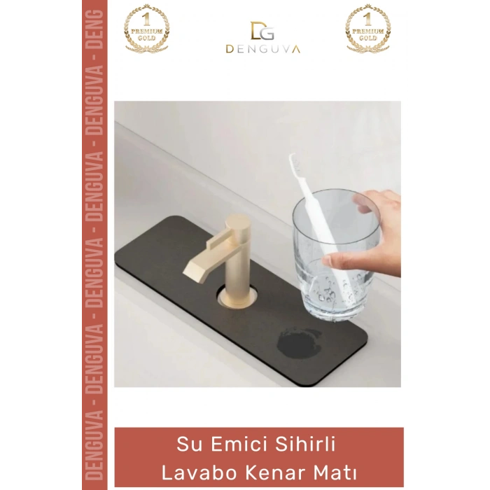 #LavaboMatı Diatom Çamur Mutfak Banyo Su Emici Kaymaz Leke Tutmaz Suni Deri Hijyenik Sihirli Lavabo Matı