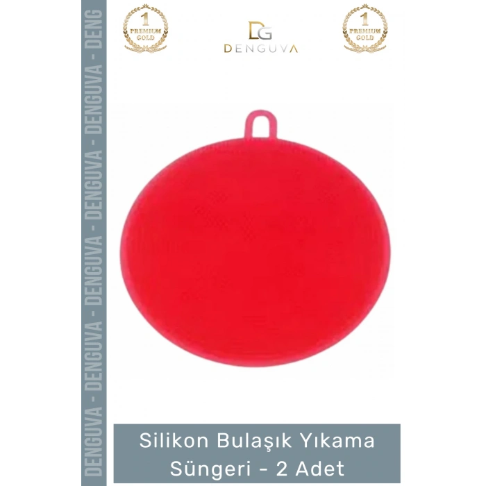 #BulaşıkSüngeri Hijyenik Dayanıklı Esnek Mutfak Temizleme Pratik Silikon Bulaşık Yıkama Süngeri - 2 Adet