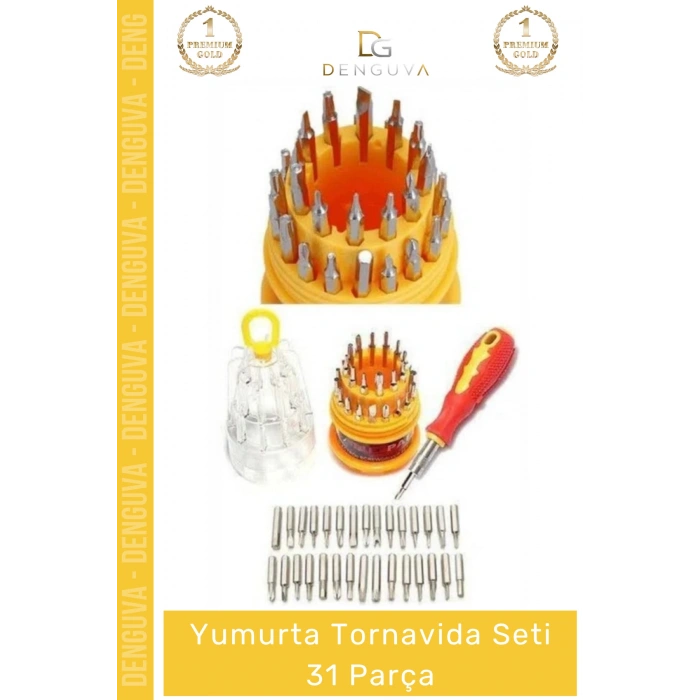 #Tornavida Profesyonel Hassas Elektronik Tamir Onarım Çok Amaçlı Yumurta Tornavida Seti 31 Parça