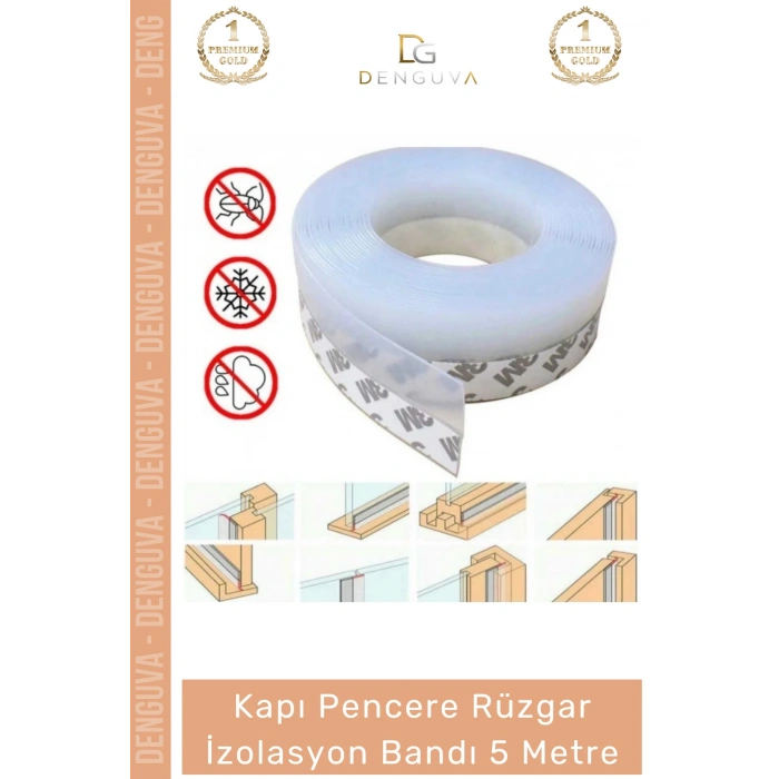 #Bant Profesyonel Sızdırmazlık Isı Tasarrufu Toz Kesici Kapı Pencere Rüzgar İzolasyon Bandı 5m