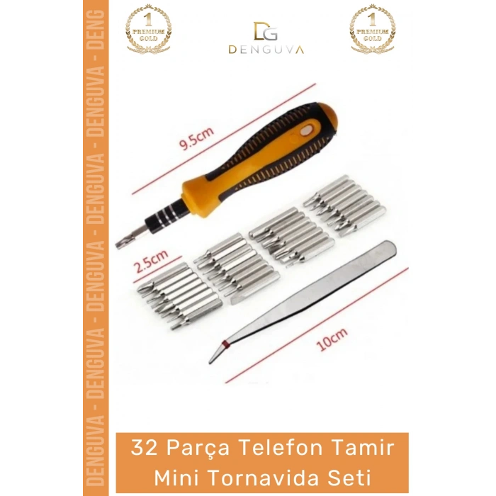 #Tornavida Profesyonel Hassas Elektronik Onarım Seti 32 Parça Telefon Tamir Mini Tornavida Seti