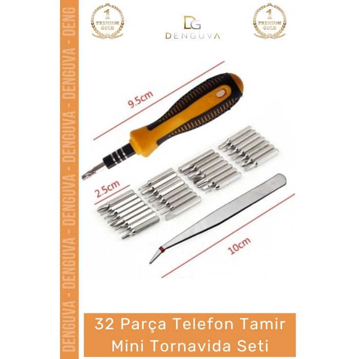 #Tornavida Profesyonel Hassas Elektronik Onarım Seti 32 Parça Telefon Tamir Mini Tornavida Seti