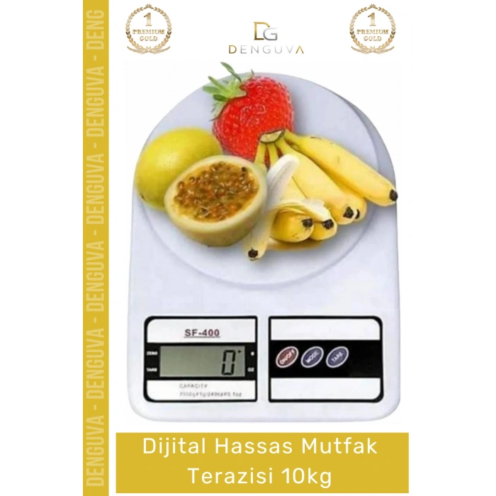 #MutfakTartısı Hassas Dijital Elektronik LCD Ekranlı Dara Fonksiyonlu Profesyonel Mutfak Terazisi 10Kg