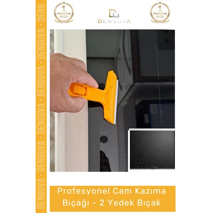 #KazımaBıçağı Profesyonel 100mm Yüzey Temizleme Sıyırıcı Cam Kazıma Bıçağı + 2 Yedek Bıçak Hediyeli