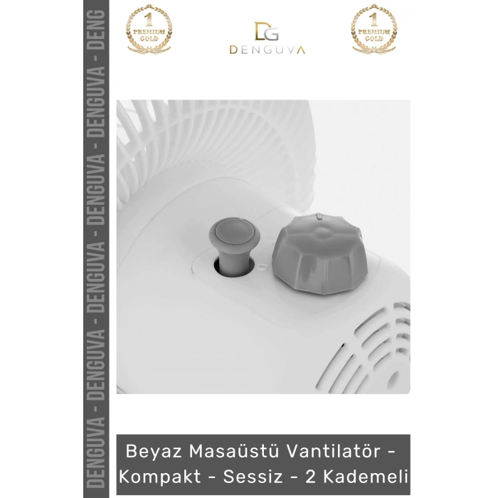 #Vantilatör Sinbo Beyaz Masaüstü Vantilatör Ofis Tipi Hava Sirkülasyonu Kompakt Sessiz 2 Kademeli