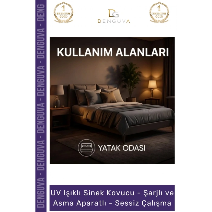 #SinekKovucu Mor Işık Şarjlı Kamp Bahçe Profesyonel Sessiz Modern Güçlü Çalışma UV Işıklı Sinek Kovucu