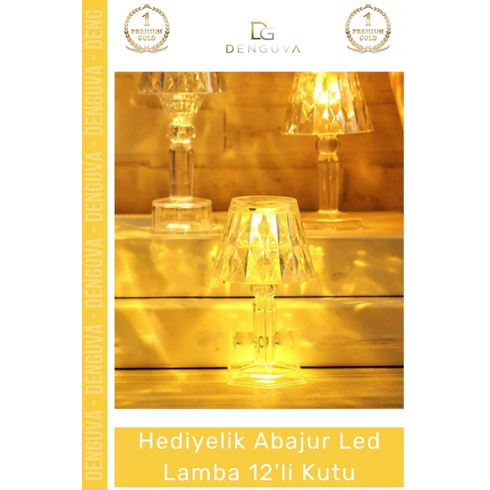 #LedLamba Hediyelik Dekoratif Modern Masaüstü Ekonomik Estetik Tasarım Abajur Led Lamba 12’li Kutu