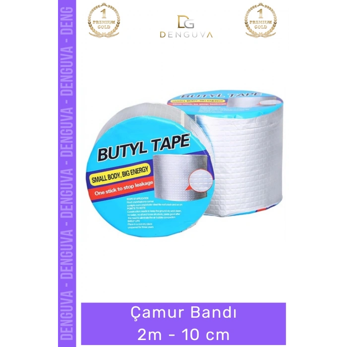 #ÇamurBandı Esnek Bitüm Esaslı Sızdırmazlık Su Yalıtım Bandı Çatı Tamir Kaplama Çamur Bandı 2m 10cm