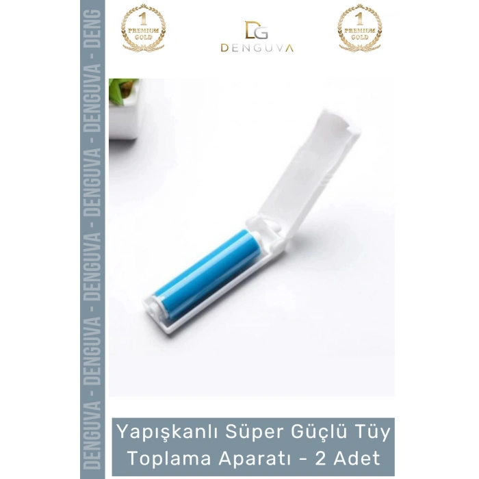 #TüyRulosu Yapışkanlı Yıkanabilir Silindir Kedi Köpek Koltuk Elbise Pratik Tüy Toz Toplama Rulosu - 2 Adet