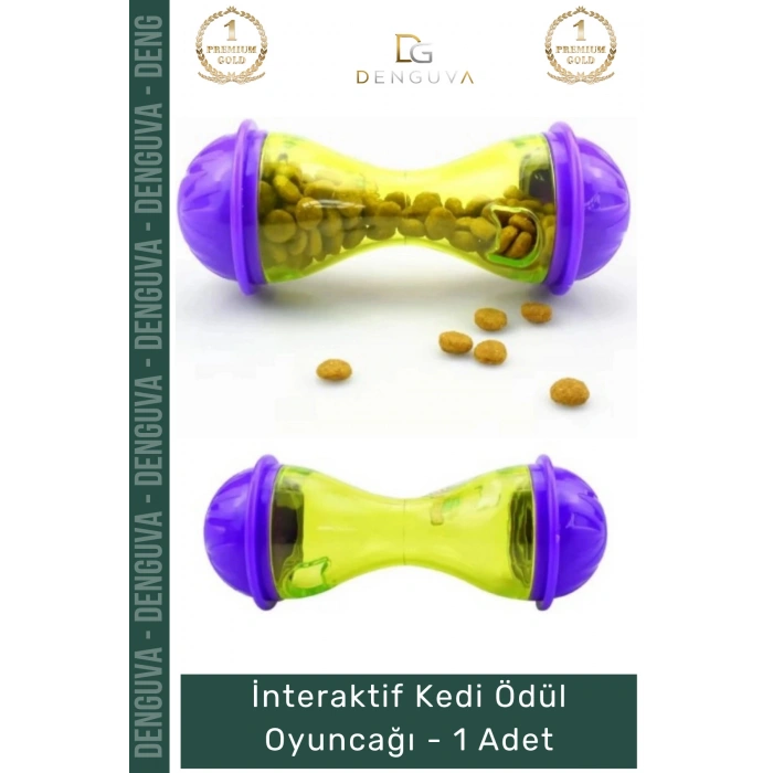 #KediOyuncağı İnteraktif Kedi Avlanma İçgüdüsü Destekleyici Dayanıklı Mor Yeşil Ödül Mamalı Oyuncak