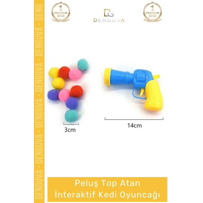 #KediOyuncağı Peluş Top Fırlatan Avlanma İçgüdüsü Geliştirici Eğlenceli İnteraktif Kedi Oyuncağı Seti