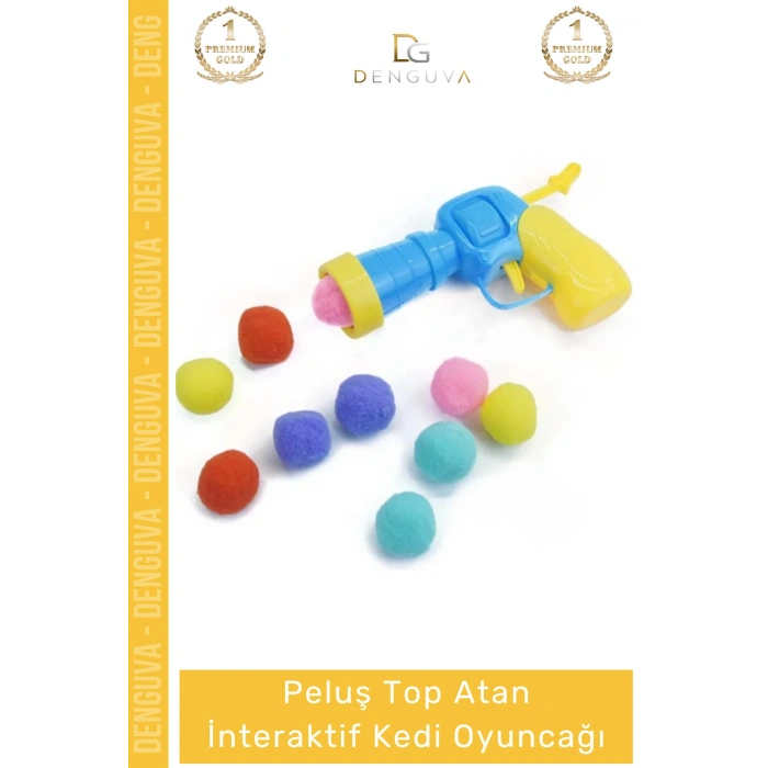 #KediOyuncağı Peluş Top Fırlatan Avlanma İçgüdüsü Geliştirici Eğlenceli İnteraktif Kedi Oyuncağı Seti