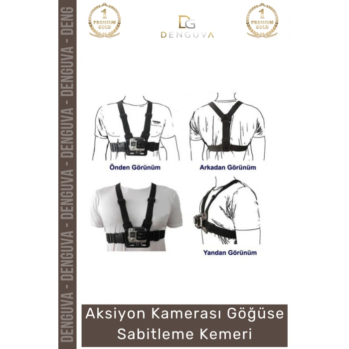 #KameraKemeri Aksiyon Ayarlanabilir Kayış Sabitleyici Aparat Dinamik Kamerası Göğüse Sabitleme Kemeri