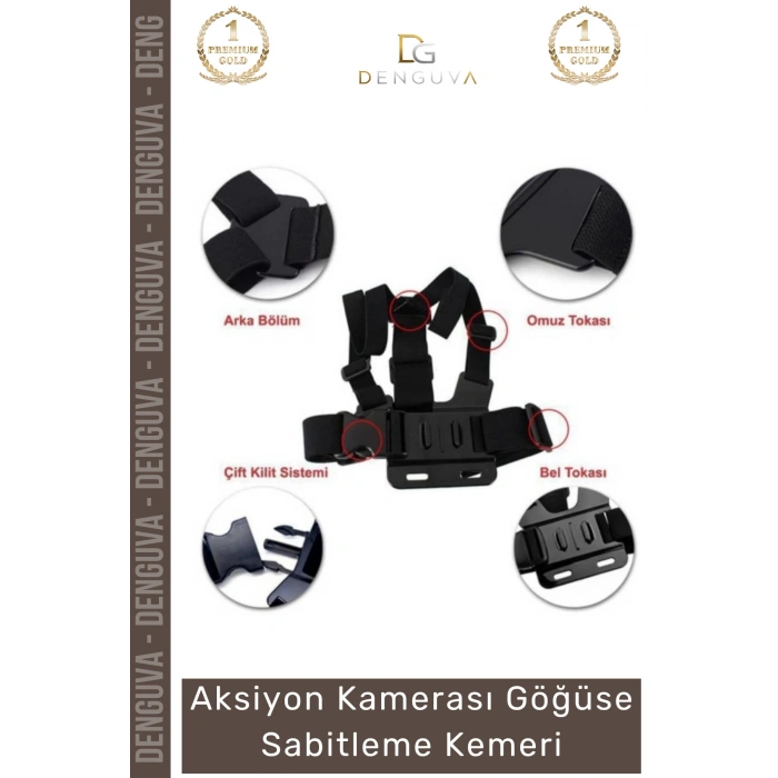 #KameraKemeri Aksiyon Ayarlanabilir Kayış Sabitleyici Aparat Dinamik Kamerası Göğüse Sabitleme Kemeri