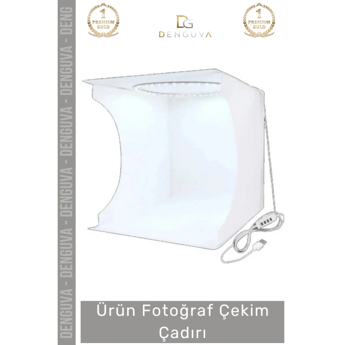 #FotoğrafÇadırı Led Işıklı Profesyonel Katlanır Portatif Manyetik Beyaz Zemin Ürün Fotoğraf Çekim Çadırı