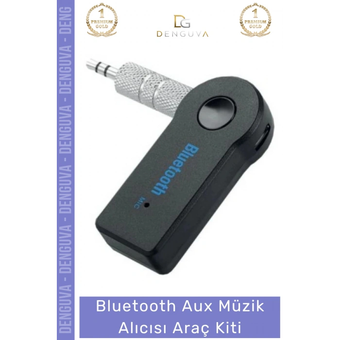 #AraçKiti Kablosuz Bluetooth Ses Aktarım Modülü Mikrofonlu Handsfree Aux Müzik Alıcısı Araç Kiti