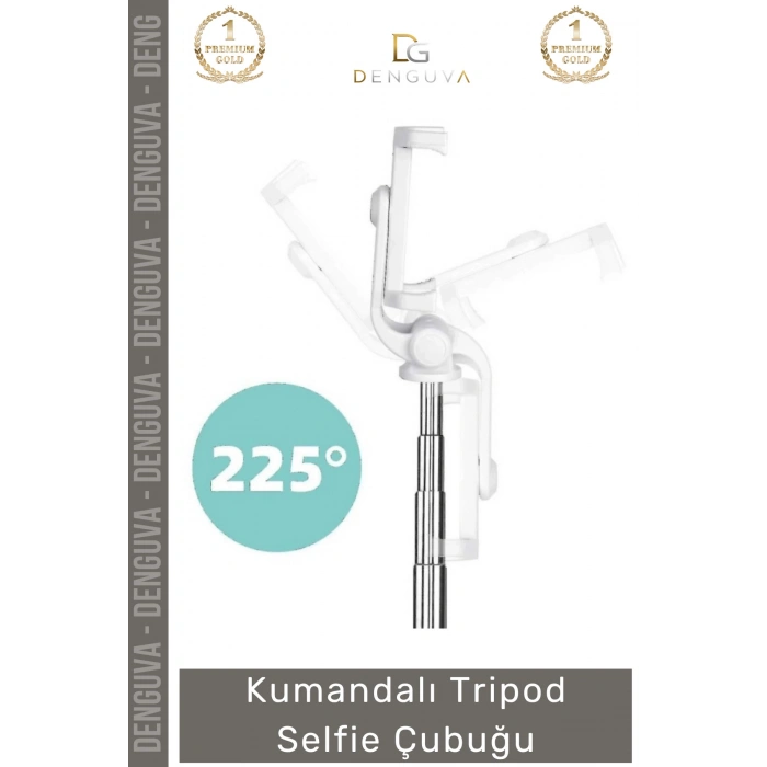 #TripodÇubuk Katlanabilir Stabil Çekim Dönebilen Bluetooth Taşınabilir Kumandalı Tripod Selfie Çubuğu