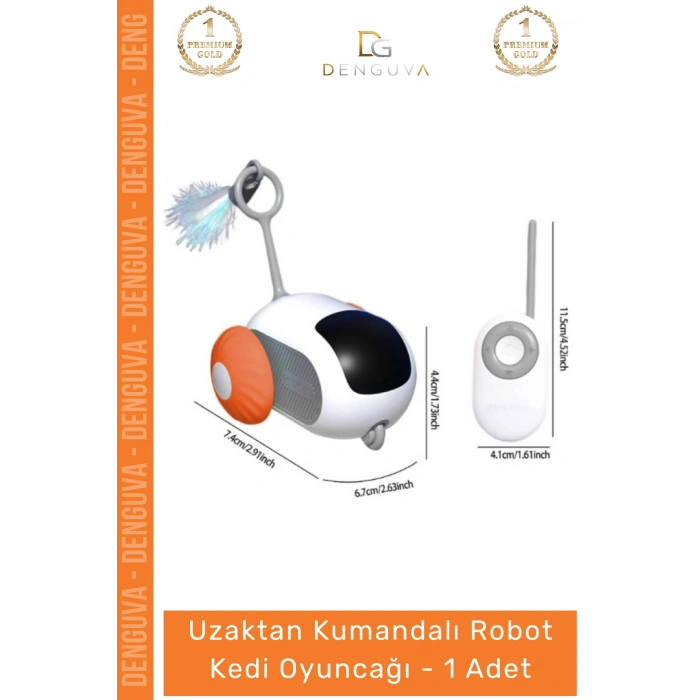 #KediOyuncağı Şarjlı Hareketli İnteraktif Eğlenceli Kedi Oyun Uzaktan Kumandalı Robot Kedi Oyuncağı