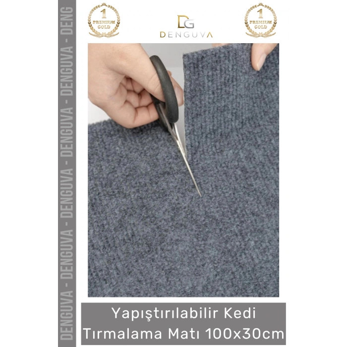 #KediMatı Yapıştırılabilir Dayanıklı Mobilya Koruyucu Çevre Dostu Kedi Tırmalama Matı 100x30cm - 1 Adet