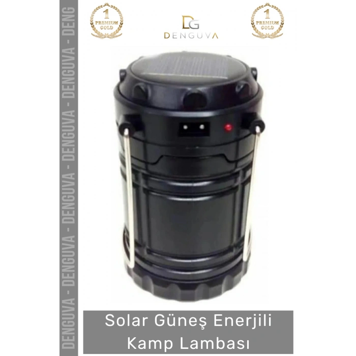 #ŞarjlıLamba Güneş Enerjili Avcı Feneri Fonksiyonlu Kamp Lambası Powerbank Şarjlı Işıldak Usb Şarj