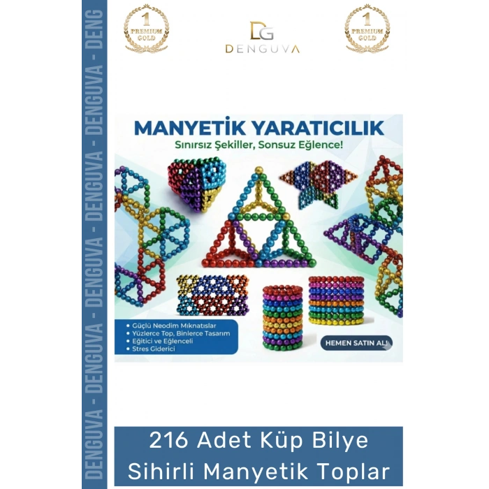 #MıknatısBilye Neodyum Mıknatıs Manyetik Bilye Stres Giderici Zeka Geliştirici Seti Adet Cube Küp Dymium