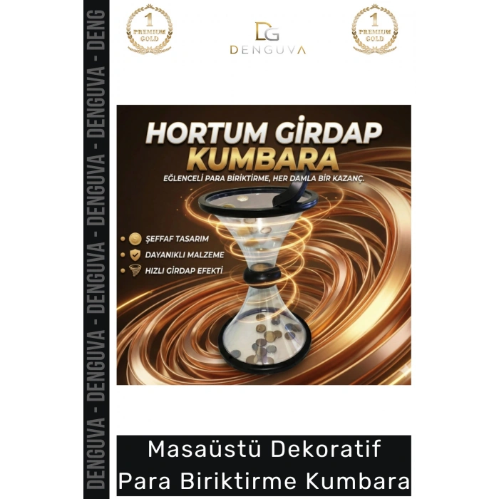 #Kumbara Vortex Bank Spiral Akışlı Eğitici Dekoratif Masaüstü Hediyelik Bank Huni Kumbara