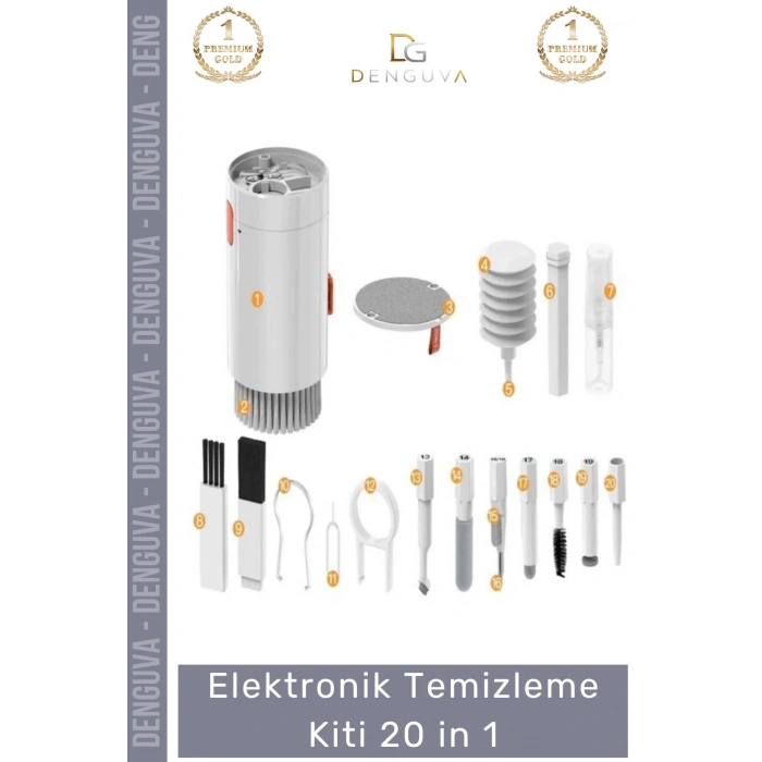 #TemizlemeKiti Profesyonel Klavye Bilgisayar Ekran Kamera Hijyenik Elektronik Temizleme Kiti 20 in 1