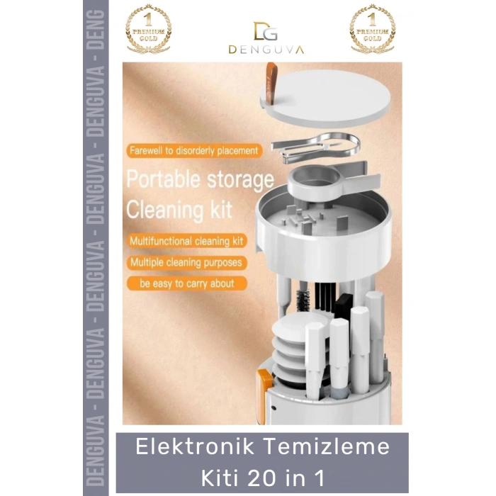 #TemizlemeKiti Profesyonel Klavye Bilgisayar Ekran Kamera Hijyenik Elektronik Temizleme Kiti 20 in 1