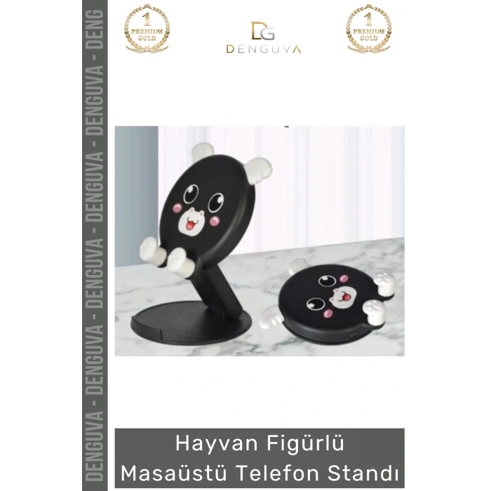 #TelefonStandı Sevimli Hayvan Tasarım Ergonomik Katlanabilir Tablet Figürlü Masaüstü Telefon Standı