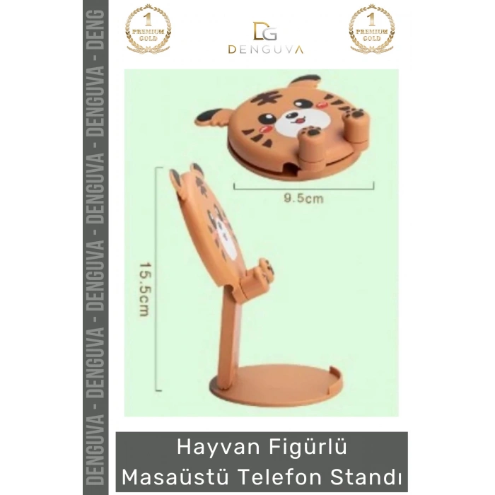 #TelefonStandı Sevimli Hayvan Tasarım Ergonomik Katlanabilir Tablet Figürlü Masaüstü Telefon Standı