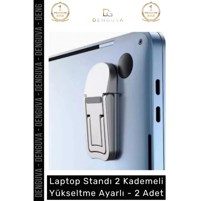 #TabletStandı Ergonomik Laptop Standı Bilgisayar Tutucu Yükseltici Portatif Yükseltme Ayarlı - 2- Adet