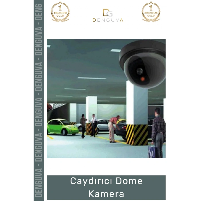 #DomeKamera Gerçekçi Tasarım Kırmızı Led Işıklı Pilli Profesyonel Güvenlik Caydırıcı Dome Kamera