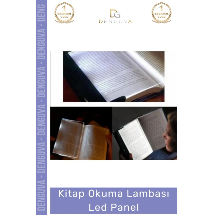 #OkumaLambası Şeffaf Pleksiglas Göz Dostu Taşınabilir Pilli Kitap Aydınlatma Aparatı Okuma Lambası Led