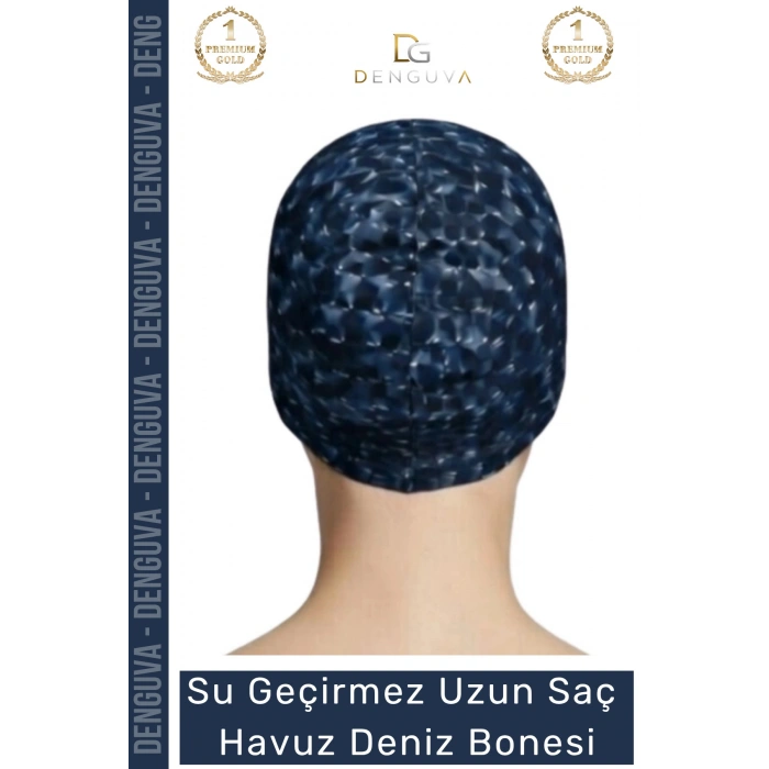 #Bone Uzun Saç Kaymaz Su Geçirmez Sızdırmaz Yüzücü Deniz Bonesi Elastik Bez Yüzme Şapkası