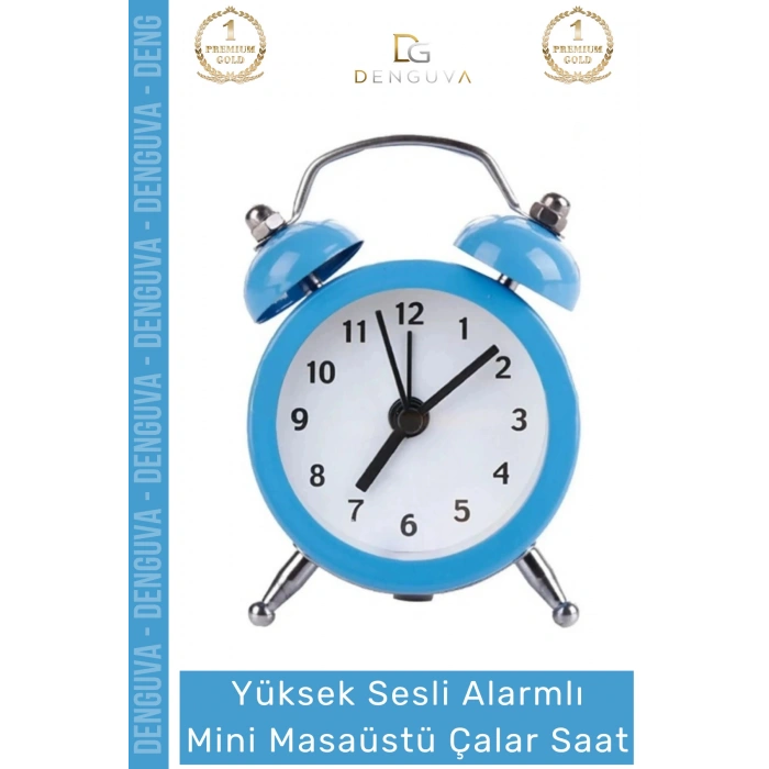 #ÇalarSaat Sessiz Akar Saniye Masaüstü Komodin Ofis Mutfak Salon Hediye Analog Dekoratif Çalar Saat