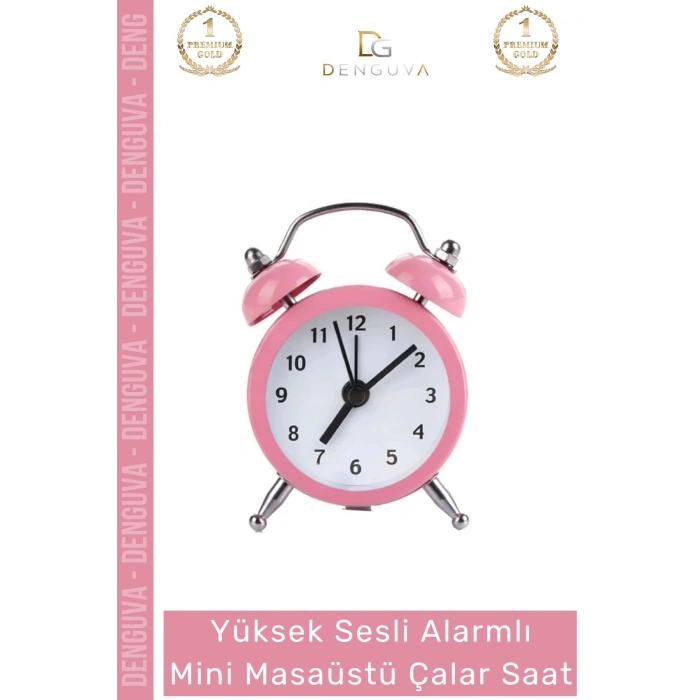 #ÇalarSaat Sessiz Akar Saniye Masaüstü Komodin Ofis Mutfak Salon Hediye Analog Dekoratif Çalar Saat