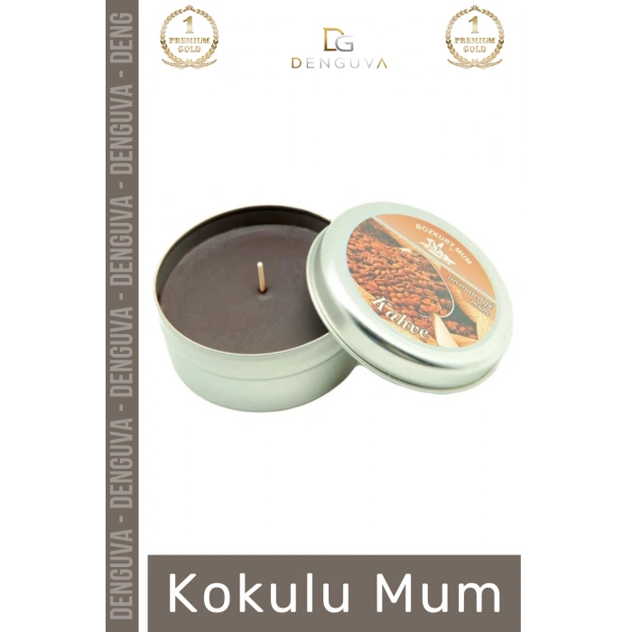 #Mum Dekoratif Hediyelik Şık Modern Tasarım Metal Kutu Kokulu Mum Oda Kokusu 120G Teneke Kutu