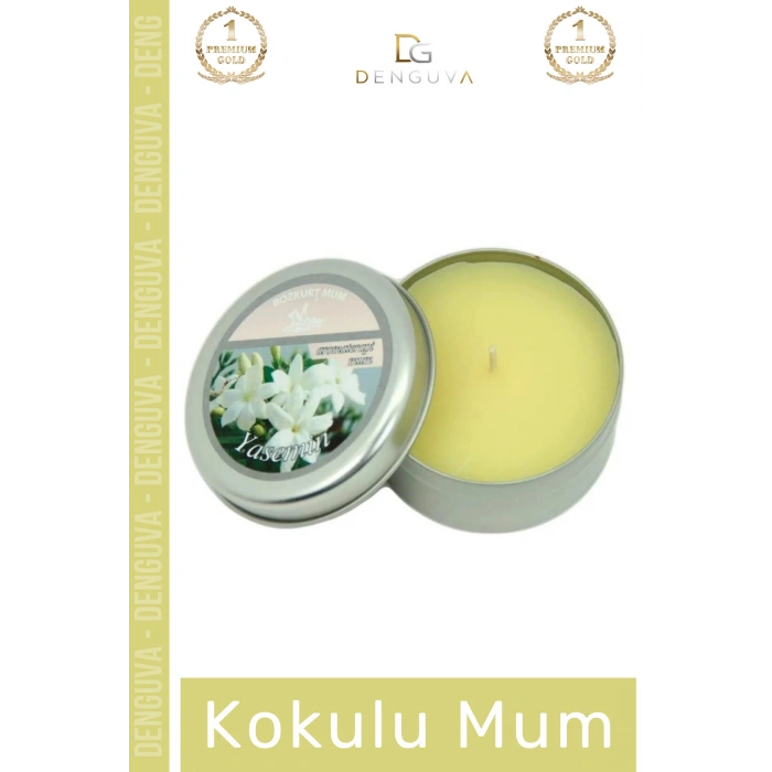 #Mum Dekoratif Hediyelik Şık Modern Tasarım Metal Kutu Kokulu Mum Oda Kokusu 120G Teneke Kutu