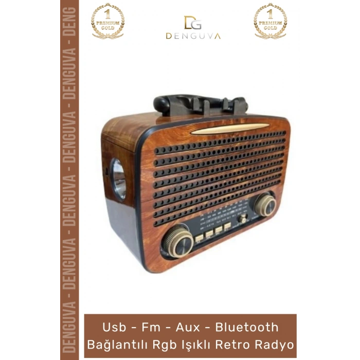 #Radyo Everton RT552 Bluetooth Nostalji Retro USB Güçlü Şarjlı Radyo Mp3 Player Müzik Kutusu