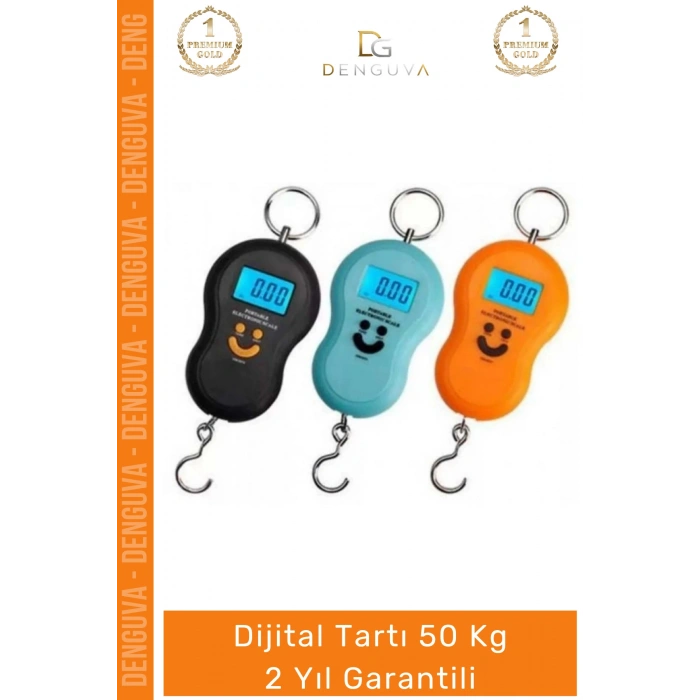 #BagajTartısı Elektronik Dijital El Kantarı Hassas Terazi Portatif Seyahat Tipi Askılı Bagaj Tartısı Max 50 Kg
