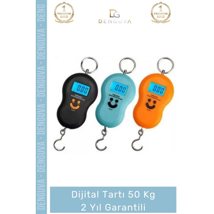 #BagajTartısı Elektronik Dijital El Kantarı Hassas Terazi Portatif Seyahat Tipi Askılı Bagaj Tartısı Max 50 Kg