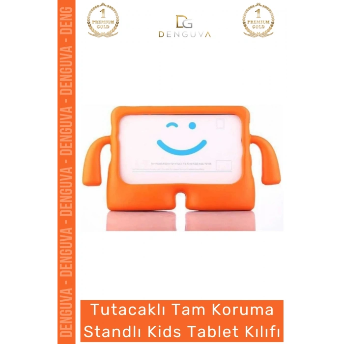 #TabletTutucu Apple iPad 7 8 9 Nesil 10 2 Inç Yumuşak Dokulu Tutacaklı Darbe Tam Koruma Standlı Kids