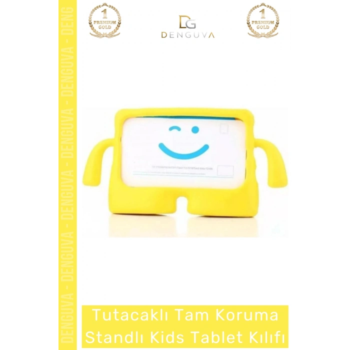 #TabletTutucu Apple iPad 7 8 9 Nesil 10 2 Inç Yumuşak Dokulu Tutacaklı Darbe Tam Koruma Standlı Kids